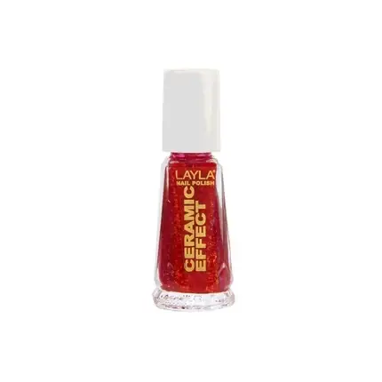 Preț mic Lac pentru unghii Layla Ceramic Effect, Roșu, 30 ml