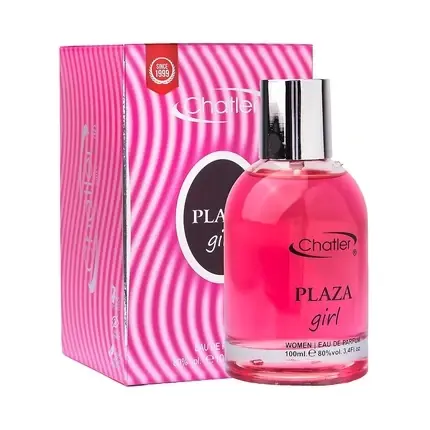 Parfum Chatler Plaza Girl, Roz, 100 ml Livrare expres