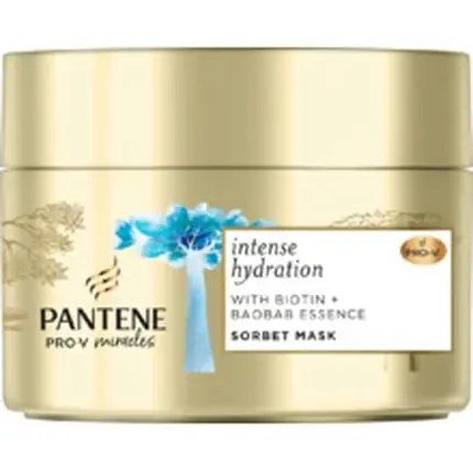 Comandă acum Pantene Pro-V Miracles Intense Hydration Surge Sorbet Mask, Pantene, 113g, Auriu
