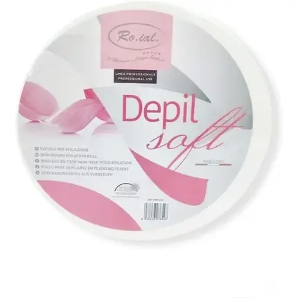 Roxial Depil Soft, Bandă de ceară depilatorie pe role, material nețesut, culoare alb-roz Comandă acum