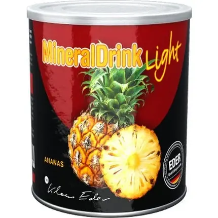Ofertă exclusivă Minavit Minivit Drink Light, Eder Health Nutrition, Gust Ananas, Sticlă Metalică, 450g