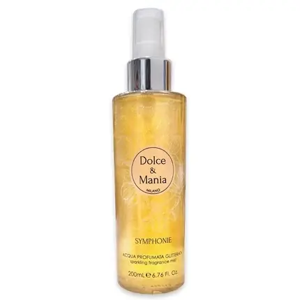 Calitate înaltă Apa Parfumată Dolce & Mania Symphonie Glitter, aurie, cu glitter, 200ml