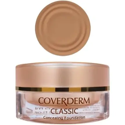 Cremă de machiaj Coverderm Classic 7, ton bej mediu, capacitate 15ml Calitate înaltă