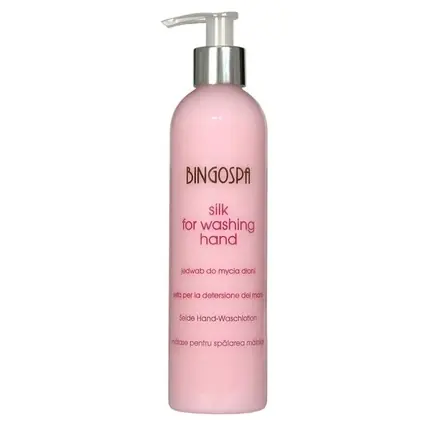 Reducere Bingo Spa Silk Liquid Hand Soap, Pink Color, Pump Dispenser