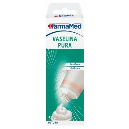 Vaseline Pure, Farmamed, 50ml, Tub, Culoare alb-verzui Retur gratuit