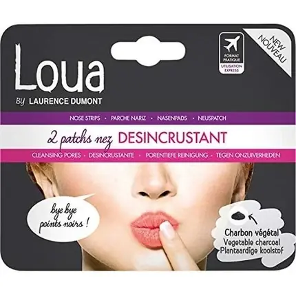 Ofertă exclusivă Loua Nose Strip Cleansing Pores, 2 Strips, Vegetable Charcoal