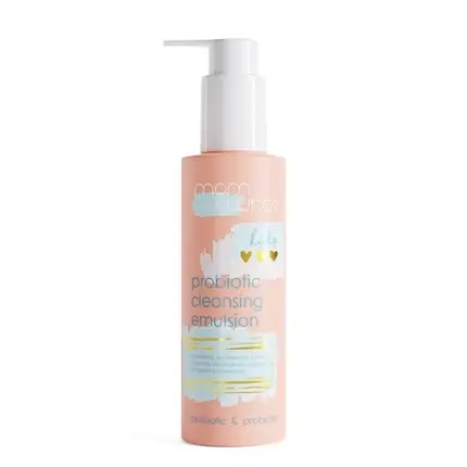 Emulsie de Curățare pentru Față, Mom & Who, Kids Probiotic 150ml, Roz Retur ușor