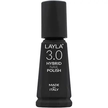 Layla Cosmetics, 3.0 Hybrid Nail Polish N.0.9 Wow-Fi, Negru Preț mic