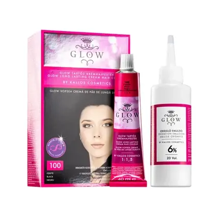 Disponibil imediat Kallos Glow 100 Nisipiu, Cremă vopsea păr, 40ml