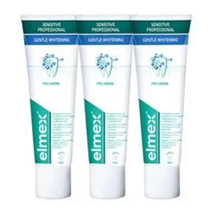 Pastă de dinți Elmex Sensitive Professional Gentle Whitening, 3x75ml Reducere extra