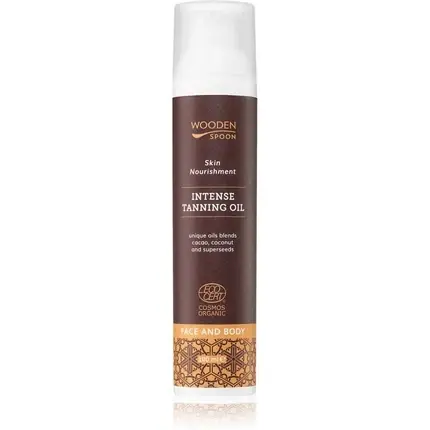 Cumpără acum Ulei de Auto-Bronzare Wooden Spoon, Intensive Tanning Oil, 100 ml, Culoare Maro cu Accente Aurii