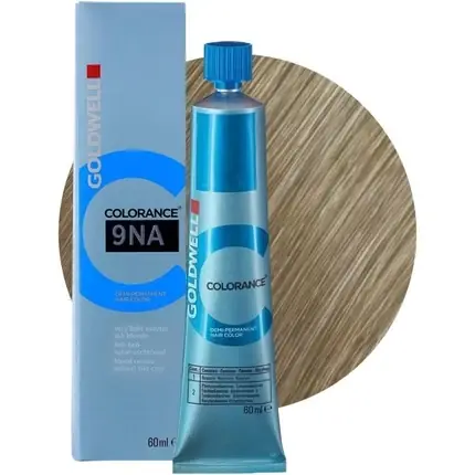 Vopsea de păr Goldwell Colorance 9NA Very Light Natural Ash Blonde, Demi-Permanent, 60ml Preferatul clienților