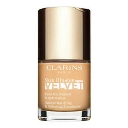 Fond de ten Clarins Skin Illusion Velvet 30 ml, culoare bej Bestseller