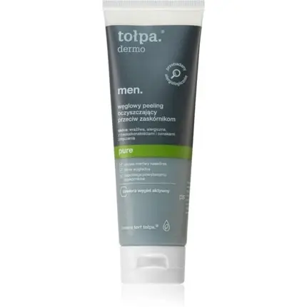 Expediere rapidă Tołpa Men Pure Waxy Peeling pentru Piele Grasă, 100 ml