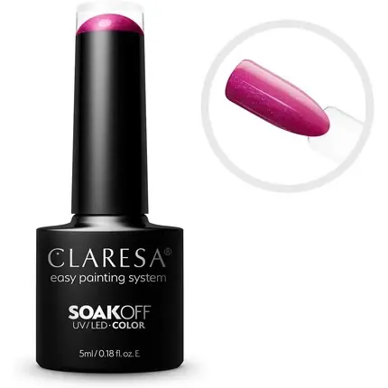 Gel Polish Claresa Soakoff UV/LED Gel - Pink 551, 5 ml Preferatul clienților