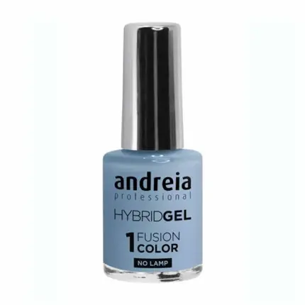 Cumpărături sigure Smalt pentru Unghii, Andreia Hybrid Fusion H58, Culoare Albastru Praf, 10.5ml