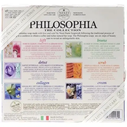 Ofertă exclusivă Set Săpunuri Nesti Dante Filosofia, 6 x 150 g