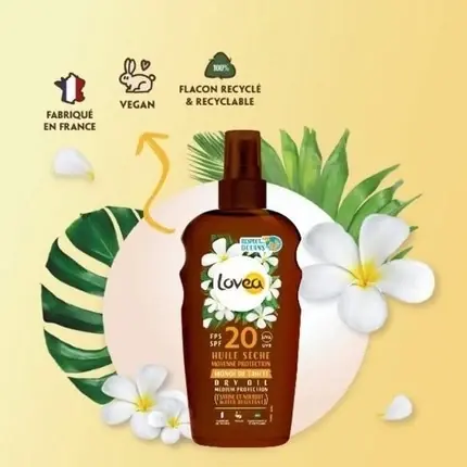 Spray Ulei Uscat Soare SPF20, Lovea, 150 ml Disponibil imediat