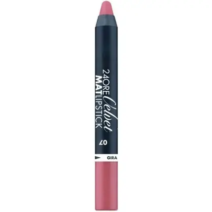 Creion de buze mat, Deborah Cosmetics, 24 Hours Velvet Mat, N.07 Rose Bestseller