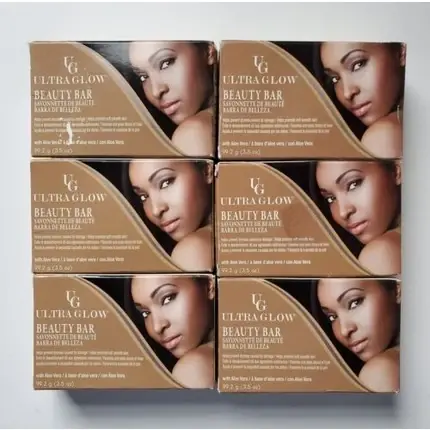 Vezi acum Ultra Glow Beauty Bar Soap cu Aloe Vera, 3.5oz - Pachet de 6