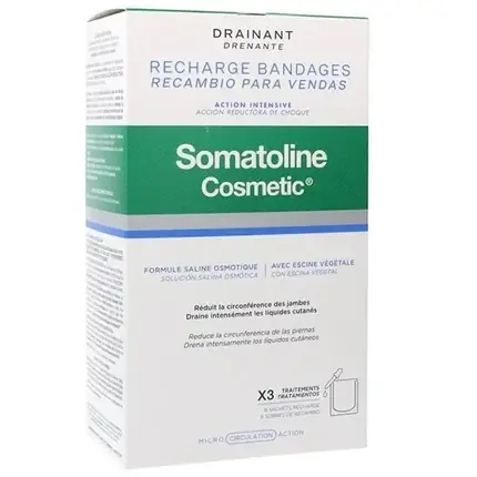 Ofertă Somatoline Cosmetic, Bandaje Refil Drainant Reducere Umflături, 6 Unități
