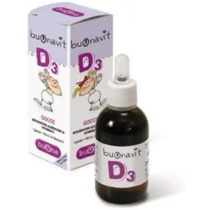Ofertă specială Steve Jones Buonavit D3, Vitamina D, Supliment alimentar, 12ml, Sticlă maro