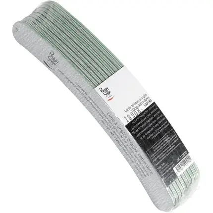 Preț redus Set hârtii de unghii Zebra Banana 100/180 grit - Pachet de 10
