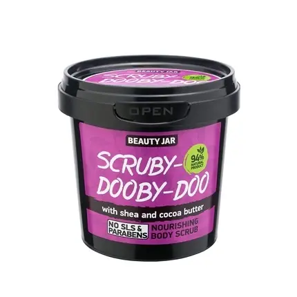 Premium Scrub corp Beauty Jar Scruby-Dooby-Doo cu unt de shea și cacao, 200g