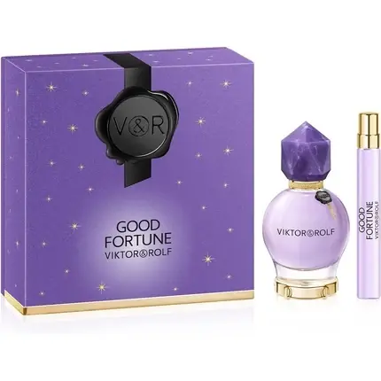 Eau de parfum spray, Viktor & Rolf, Good Fortune, set cadou violet 50ml+10ml Ofertă exclusivă