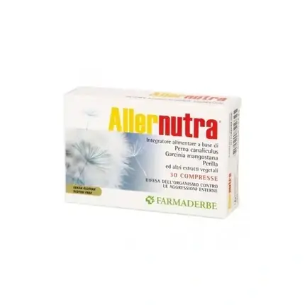 Reducere specială Integrator alimentar Farmaderbe Allernutra Immune Defense, fără gluten, 30 comprimate