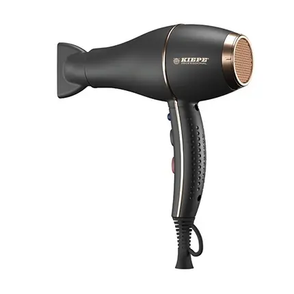 Uscător de păr Kiepe Professional Bloom, negru, accente aurii Vezi acum