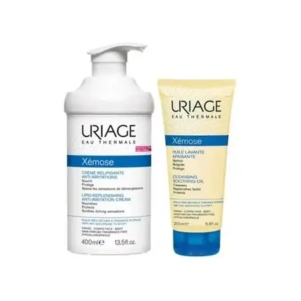 Bestseller Set crema hidratantă Uriage Xmose Lipo, 2 piese, 500ml