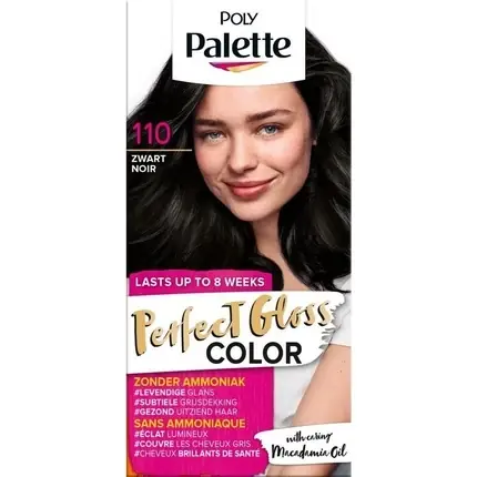 Vopsea de păr Poly Perfect Gloss 110 Negru 115 ml Calitate înaltă