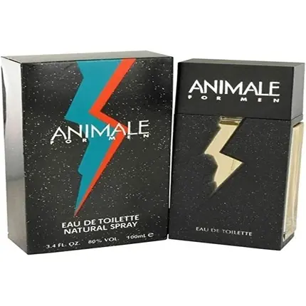 Eau De Toilette Animale for Men 100ml, cutie neagră cu fulgi Bestseller