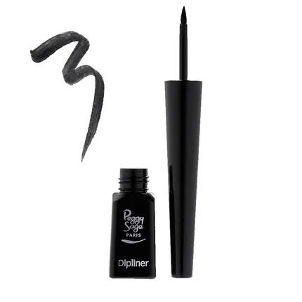Ultima șansă Peggy Sage Eyeliner Lichid Negru cu Vârf Peniță Subțire