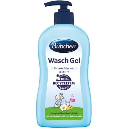 Gel de duș Bübchen Sensitive, 400ml, plastic reciclat Reducere extra