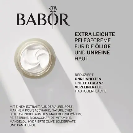 Ofertă limitată Crema facială BABOR Skinovage Purifying pentru piele impură