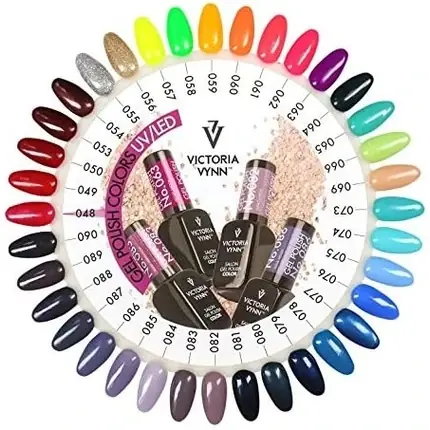 Victoria Vynn Gel Polish No. 061 So Fancy, Lac unghii UV/LED, sticlă neagră cu capac argintiu Cel mai vândut