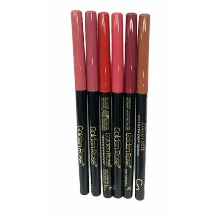 Disponibil imediat Creion Contur Buze Waterproof Golden Rose, Culoare Roz