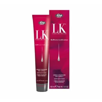 Cremă colorantă pentru păr, Lisap Milano LK Oil Protection Complex, 100ml, roz Ofertă exclusivă