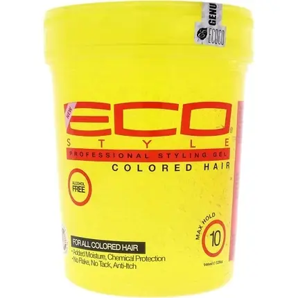 Preț redus Gel de păr Eco Styler, modelare păr, 32oz, galben