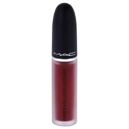 Matase lichidă pentru buze, MAC, Powder Kiss Liquid Lipcolor 995 Fashion Sweetie, ton corai Retur gratuit