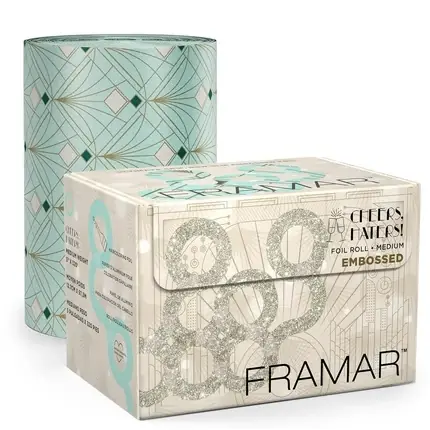 Folie pentru vopsit păr, Framar Cheers Embossed Roll Aluminum Foil Reducere extra