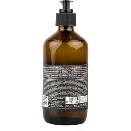 Cel mai bun preț Șampon și gel de duș Oway Man Hair & Body Invigorating Wash, 240ml, sticlă maro