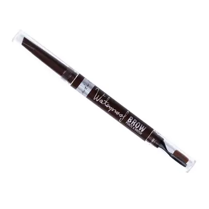 Ofertă Creion sprâncene Lovely Waterproof Brow Pencil 2 In 1 - Shade 02, maro