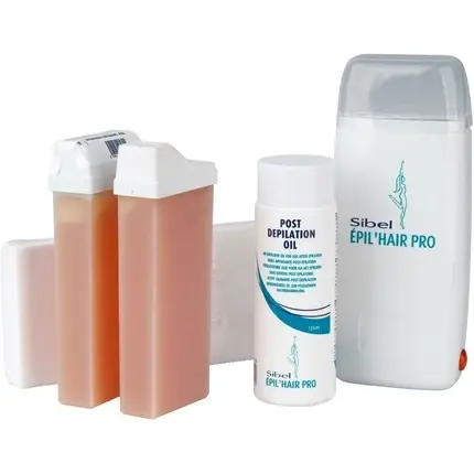 Set Ceară Depilare Profesională, Sibel Epil‘Hair Eco Pro Wax Hair Removal Set, Roz Plată securizată