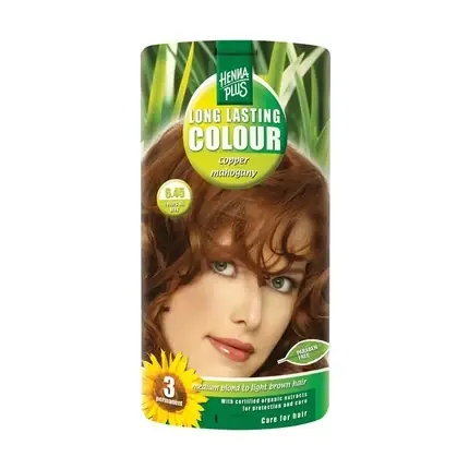 Cumpărături sigure Hennaplus Lasting 84 Copper Blond Hair Color, Henna Plus, 158g, Culoare cupru