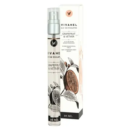 Retur ușor Eau de Toilette Vivanel 8034 Grapefruit & Vetiver 10ml Alb