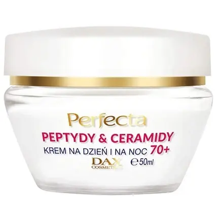 Cremă de zi Perfecta Peptide I Ceramidy Day and Night Cream 70+, alb, capacitate 50ml Preferatul clienților