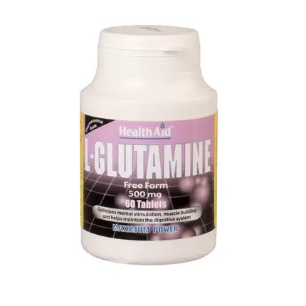 L-Glutamina, HealthAid, 500 Mg, 60 Comprimate Cumpără acum